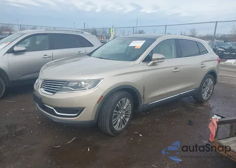 2017 Lincoln Mkx Reserve z USA, uszkodzony, nr VIN 2LMPJ8LR1HBL44807